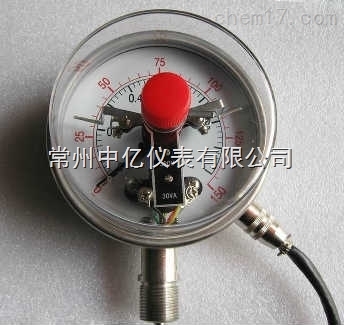 耐震雙金(jin)屬溫度計耐(nài)震電接點雙(shuāng)金屬溫度計(jì)廠家