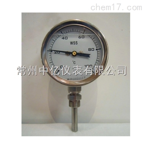 耐(nai)震雙金屬溫(wen)度計HC-WSSN耐震電(diàn)接點雙金屬(shu)溫度計價格(gé)