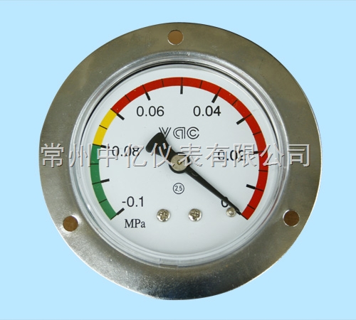 中(zhōng)億真空壓(yā)力表（英文(wén)表面）