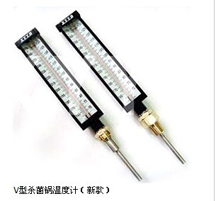 V型(xíng)殺菌鍋(guō)溫度計(jì)